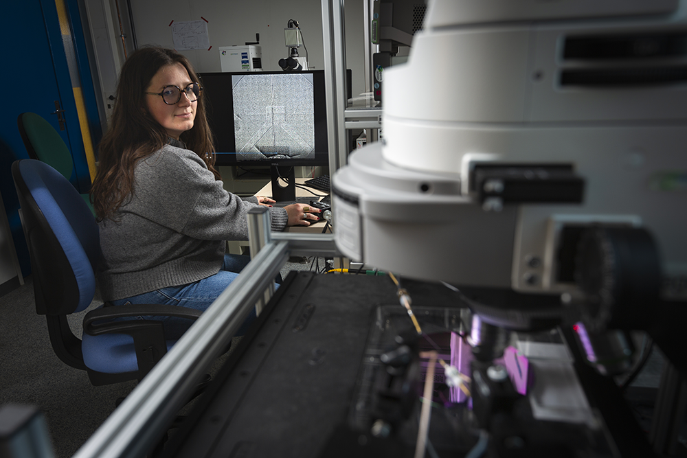 Caméra permettant l’observation directe des skyrmions.