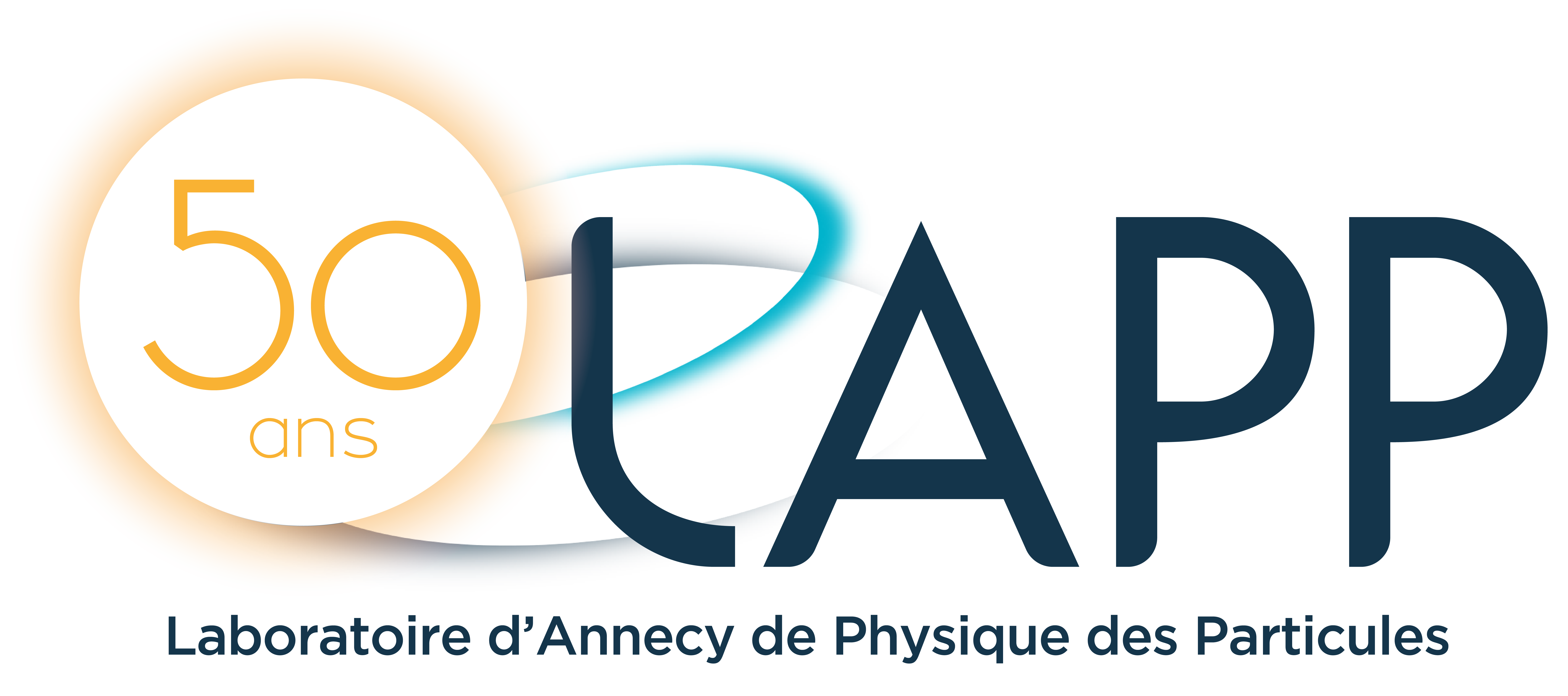 Logo 50 ans du Laboratoire d’Annecy de physique des particules (LAPP)