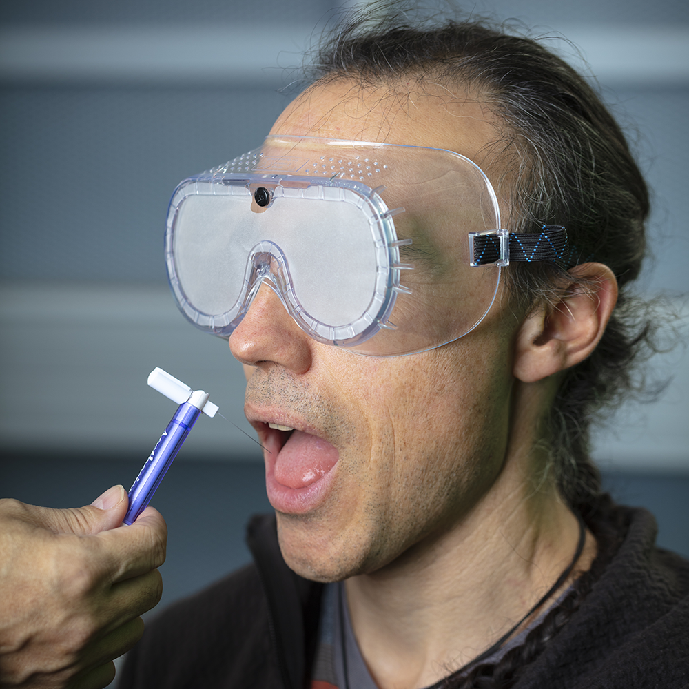 Mesure de la sensibilité tactile de la langue