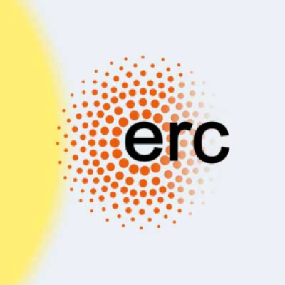 Logo ERC avec halo jaune CNRS